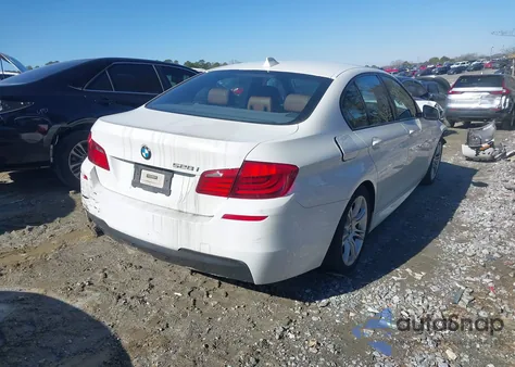 2013 BMW 528I z USA, uszkodzony, nr VIN WBAXG5C51DDY33641